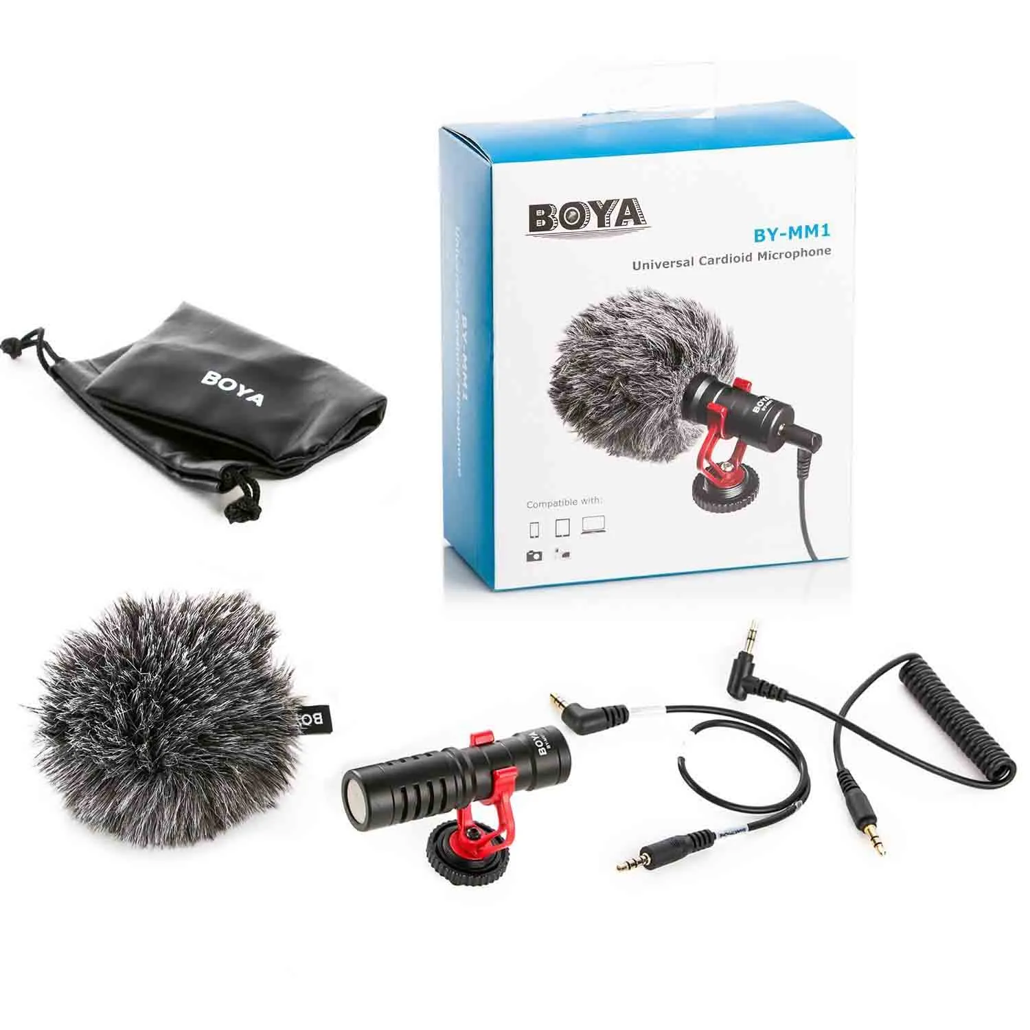 Boya BY-MM1 Universal Cardioid Shotgun Microphone